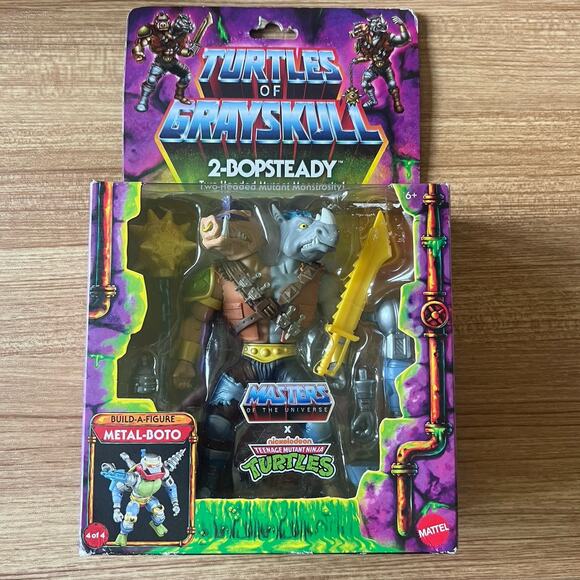 Masters of the Universe x Turtles of Grayskull 2-Bopsteady TMNT MOTU - Picture 1 of 3